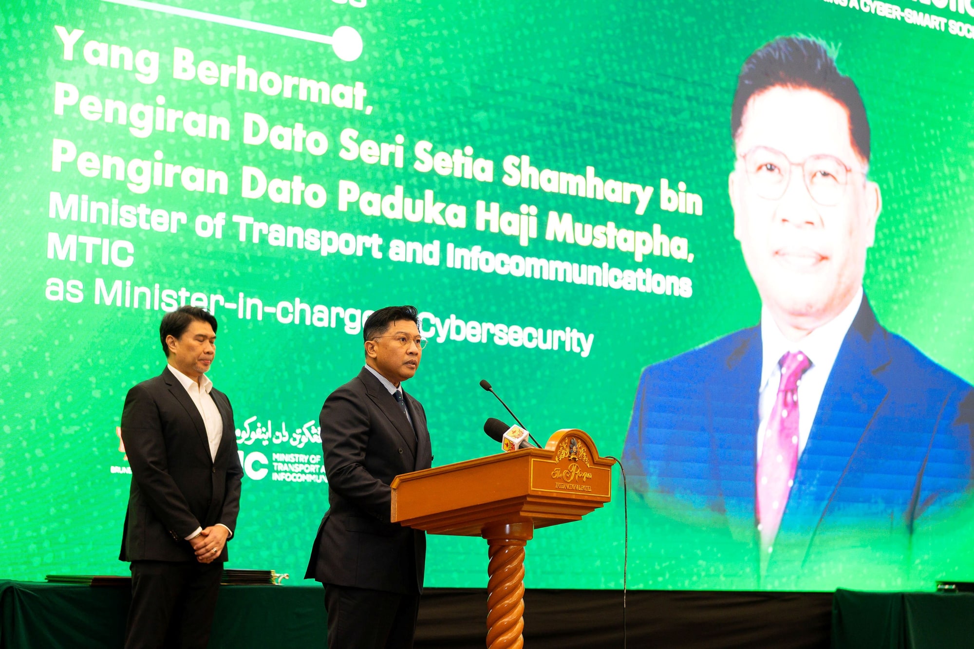 Opening Remarks by Yang Berhormat Pengiran Dato Seri Setia Shamhary bin Pengiran Dato Paduka Haji Mustapha, Minister of Transport and Infocommunications as the Minister-In-Charge of Cybersecurity