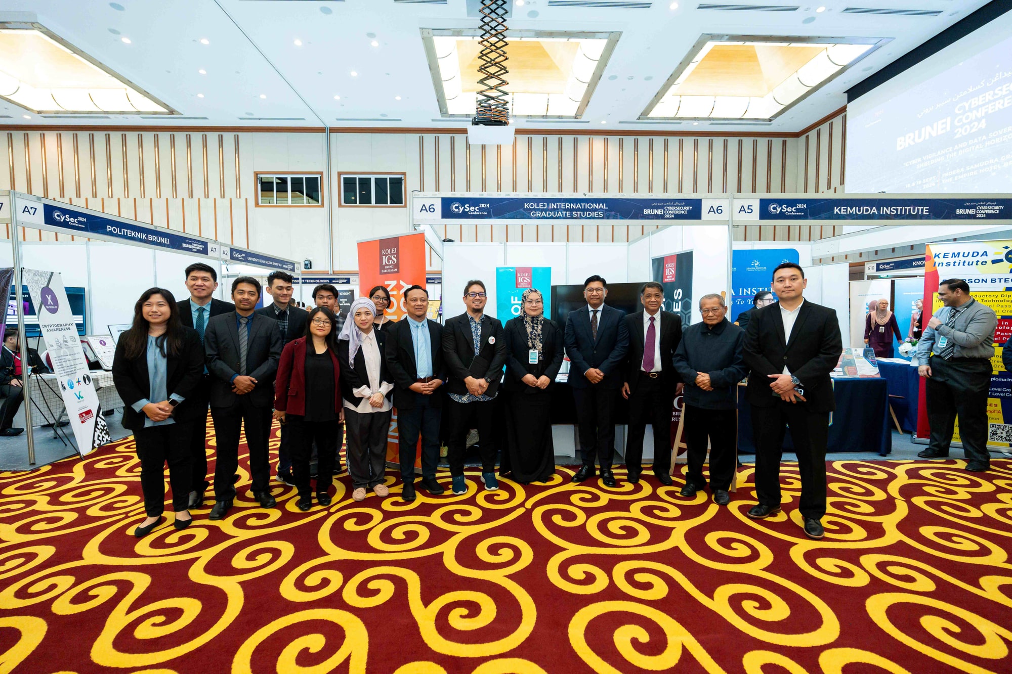 Highlights from the CySec 2024 Exhibition with Brunei Higher Education Institutions